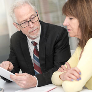 A lawyer guiding his client about Probate law - PSATT LLC.